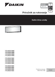 Priručnik Daikin FTXJ25A2V1BS9 Klimatizacijski uređaj