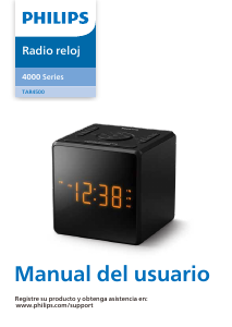 Manual de uso Philips TAR4500 Radiodespertador
