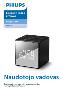 Vadovas Philips TAR4600 Radijo laikrodis su žadintuvu
