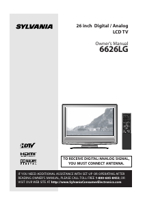 Manual de uso Sylvania 6626LG Televisor de LCD