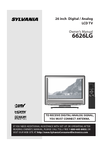Bruksanvisning Sylvania 6626LG LCD TV
