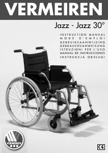 Instrukcja Vermeiren Jazz Wózek inwalidzki