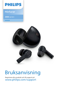 Bruksanvisning Philips TAT2520BK Hörlurar