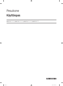 Käyttöohje Samsung WW11DB7B34GW Pesukone