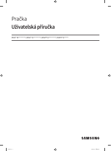 Manuál Samsung WW90DG6U25LB Pračka