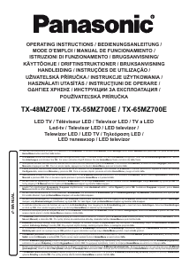 Manuale Panasonic TX-55MZ700E LED televisore