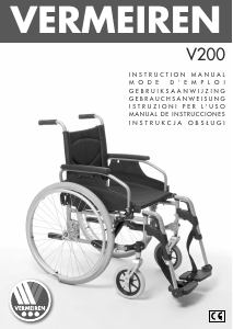 Instrukcja Vermeiren V200 Wózek inwalidzki