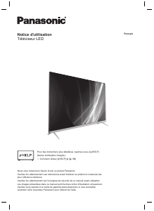 Manuale Panasonic TX-43JXW704 LED televisore