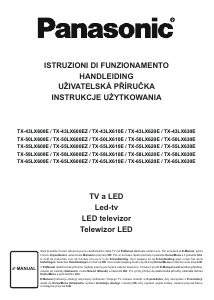 Manuale Panasonic TX-50LX610E LED televisore