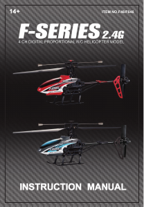 Bruksanvisning MJX F46 Radiostyrd helikopter
