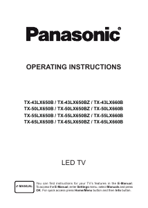 Manual Panasonic TX-43LX650B LED Television