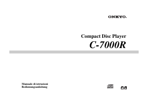 Manuale Onkyo C-7000R Lettore CD