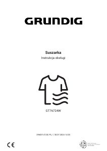 Instrukcja Grundig GT76724W Suszarka