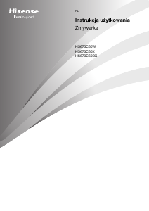 Instrukcja Hisense HS673C60BX Zmywarka