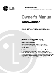 Handleiding LG LDF8812WW Vaatwasser