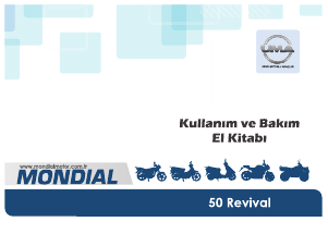 Kullanım kılavuzu Mondial Revival 50 Skuter