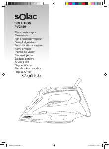 Manual Solac PV2490 Solution Fier de călcat