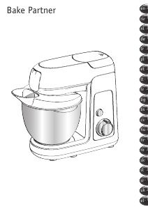 Rokasgrāmata Tefal QB520B38 Bake Partner Stacionārs mikseris
