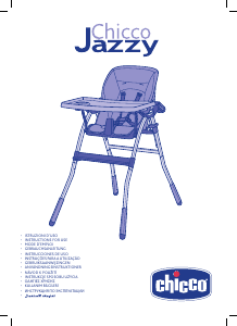 Instrukcja Chicco Jazzy Krzesełko do karmienia