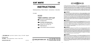 Manual de uso Cat Mate 359W Timer Control Trampilla para gatos
