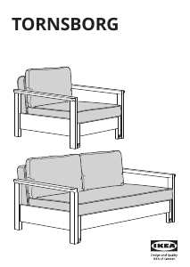 Manuál IKEA TORNSBORG Křeslo