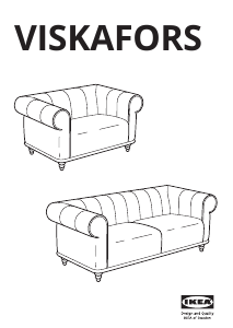 Manuál IKEA VISKAFORS Křeslo