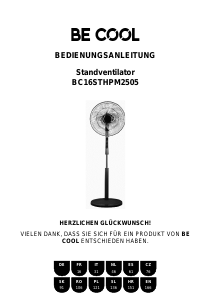 Manual Be Cool BC16STHPM2505 Ventilator