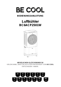 Manual Be Cool BC6ACP2501W Ventilator