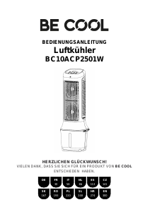 Manual Be Cool BC10ACP2501W Ventilator