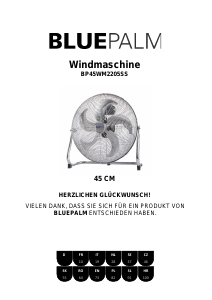 Manuale BluePalm BP45WM2205SS Ventilatore