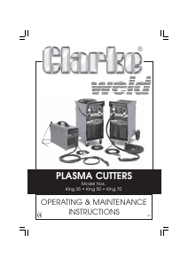 Manual Clarke KING 50 Welder