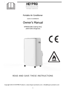 Handleiding Heypro HPMAA012AB Airconditioner
