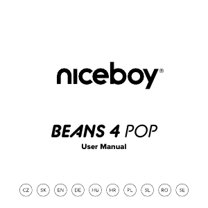 Priručnik Niceboy Beans 4 POP Slušalica