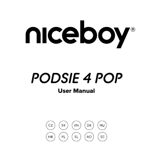 Bruksanvisning Niceboy Podsie 4 POP Hörlurar