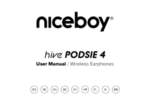 Bedienungsanleitung Niceboy HIVE Podsie 4 Kopfhörer