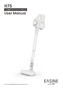 Manual Easine H75 Vacuum Cleaner