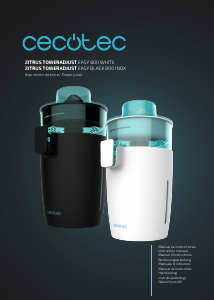 Mode d’emploi Cecotec Zitrus TowerAdjust Easy 800 White Presse-agrumes