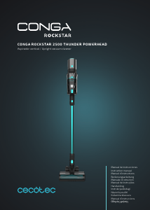 Mode d’emploi Cecotec Conga Rockstar 2500 Thunder Powerhead Aspirateur