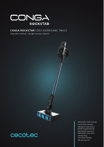 Manual de uso Cecotec Conga Rockstar 5500 Hurricane Twice Aspirador