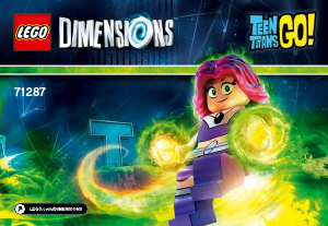 Bedienungsanleitung Lego set 71287 Dimensions Teen Titans Go! fun pack