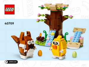 Manual Lego set 40709 Holiday & Events Parque de Primavera para Animais