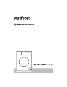 Bruksanvisning Vestfrost VWM 33149 BMTMF Steam Assist Vaskemaskin