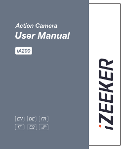 説明書 iZeeker iA200 アクションカメラ