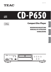 Bedienungsanleitung TEAC CD-P650 CD-player
