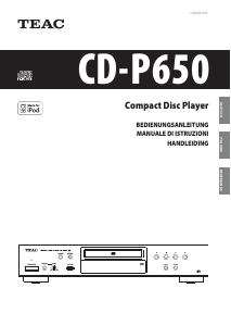 Manuale TEAC CD-P650 Lettore CD