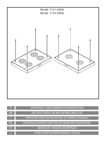 Manual de uso Airforce F155 Axial Campana extractora