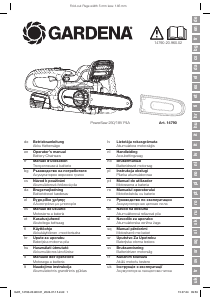 Brugsanvisning Gardena 14790-55 PowerSaw Kædesav