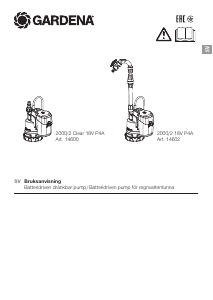 Bruksanvisning Gardena 14600-20 Vattenpump