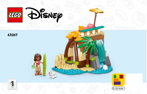 Bedienungsanleitung Lego set 43267 Disney Prinzessinnenschloss mit Haustieren