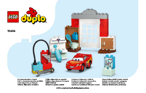 Manual Lego set 10456 Duplo Vizita lui McQueen la garajul lui Doc